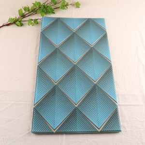 Top quality rhombus blue waterproof home <em>wall</em> <em>sticker</em> wallpaper