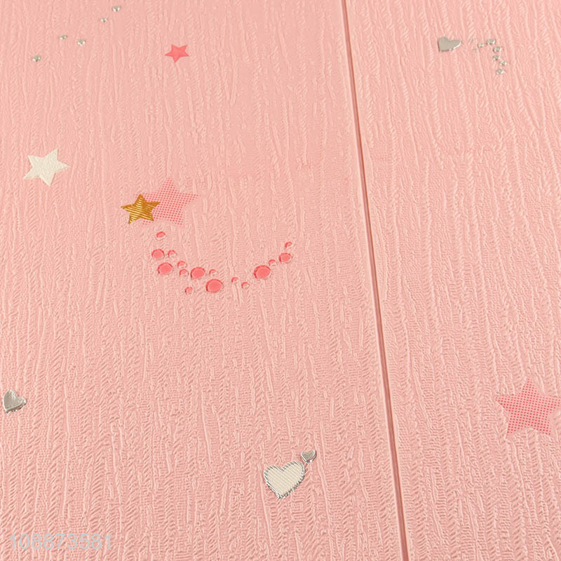 Low price pink starry sky wall sticker home wallpaper