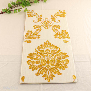 New arrival golden luxury style 3d wallpaper <em>wall</em> <em>sticker</em> for sale