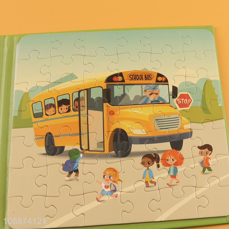 Hot Selling Magnetic Jigsaw Puzzle Book Montessori Toy for Kids