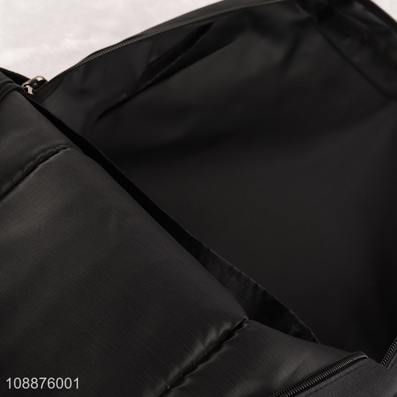 Hot items black polyester men casual sports backpack waterproof bag