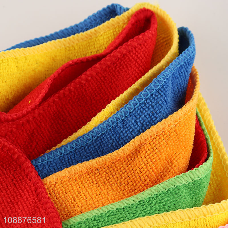 Hot selling 8pcs multicolor cleaning cloth cleaning towel