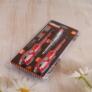 New Product 3-Piece Insulated Screwdriver Set with Voltage Tester Pen