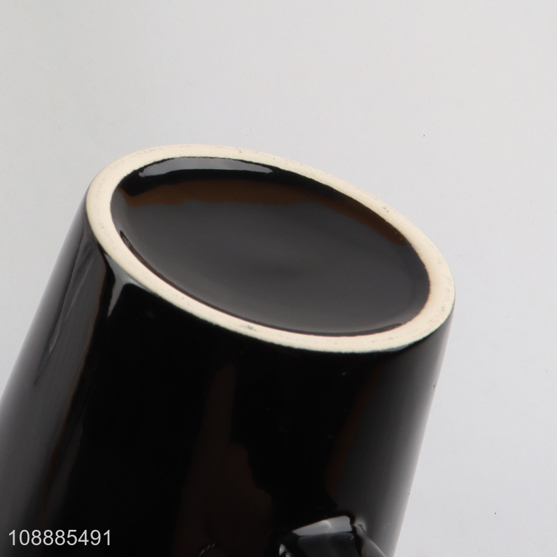 Hot selling glossy ceramic coffee mug tea cup with handle