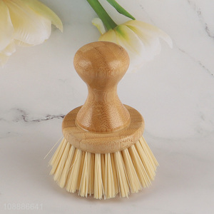 Hot selling multi-purpose bamboo dish brush for kitchen cleaning