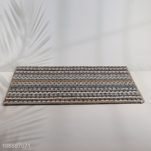 Hot selling sturdy striped <em>door</em> <em>mat</em> non-slip entrance <em>mat</em>