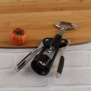 Hot selling heavy duty metal wing corkscrew wine bottle opener