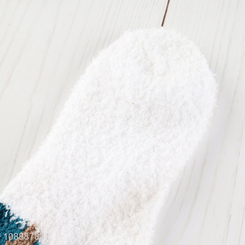 New product fuzzy socks fluffy cozy warm Christmas slipper socks