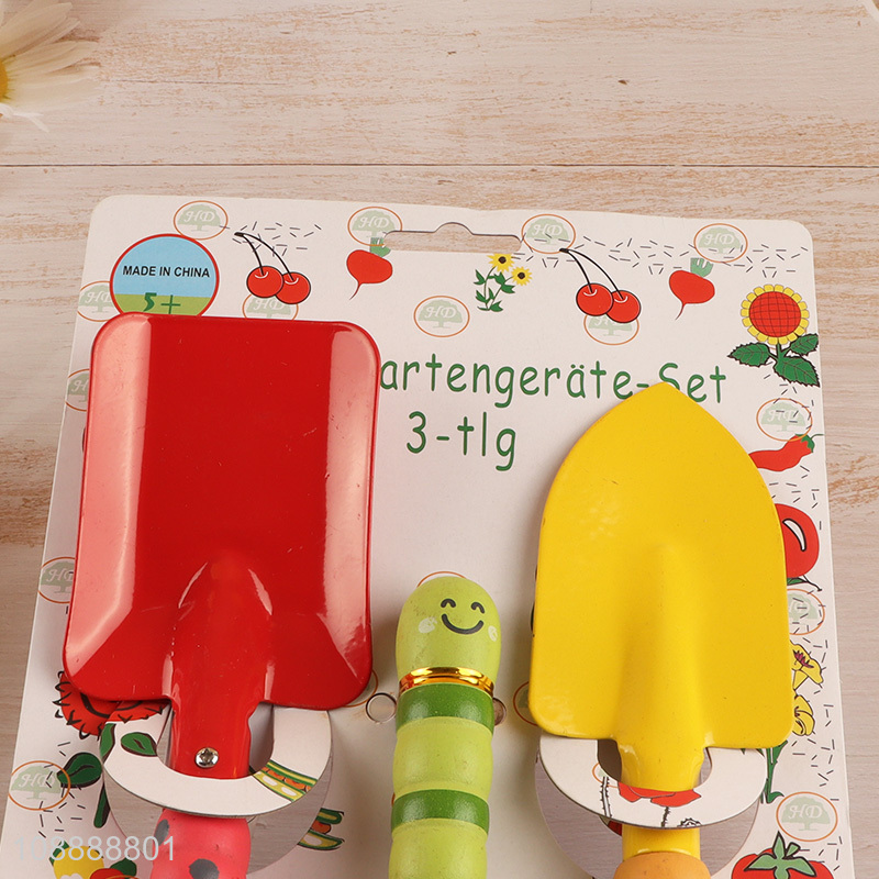 Hot products 3pcs kids garden supplies hand tool set