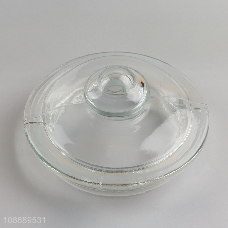 Top selling sealed glass candy storage jar with lid