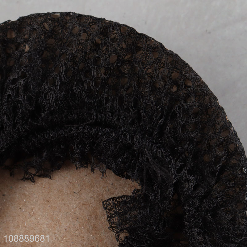 Hot selling 2pcs hair bun cover invisible hair net for women