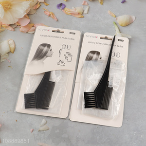 Good quality 4pcs salon hair dye product kit with hair dye brush