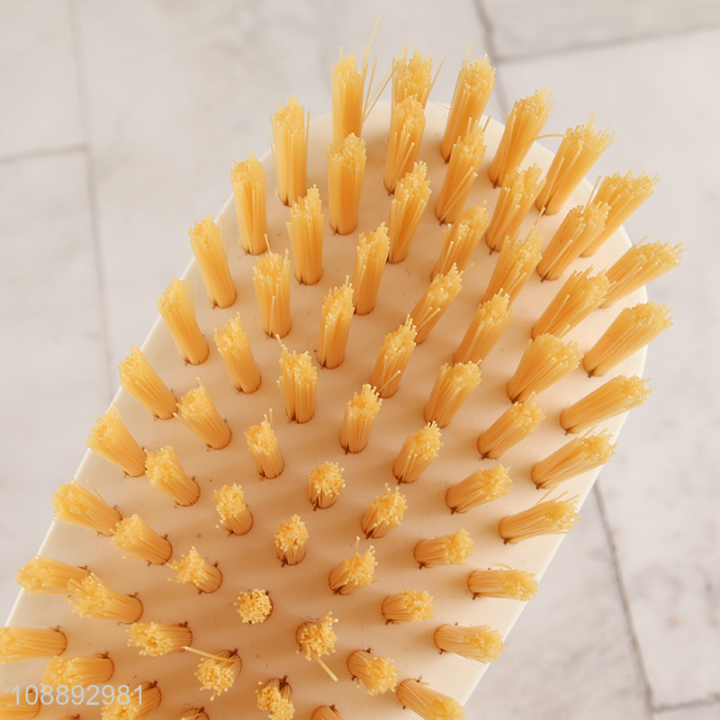 Good quality heavy duty floor scrubbibg brush with bamboo lid