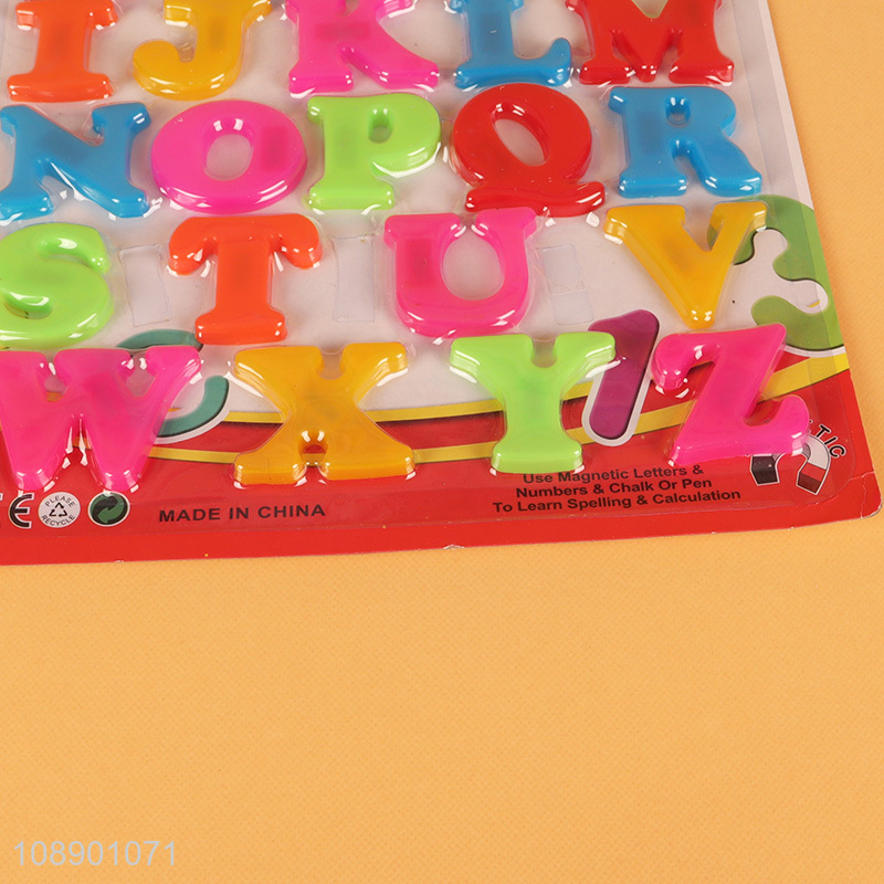 Best selling 26pcs kids learning toy magnetic alphabet set toys