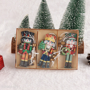 Wholesale Hanging Christmas Nutcracker Soldier Christmas Tree Ornaments