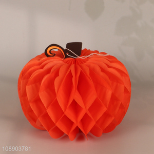 Most popular halloween party decoration paper pumpkin honeycomb <em>lantern</em>