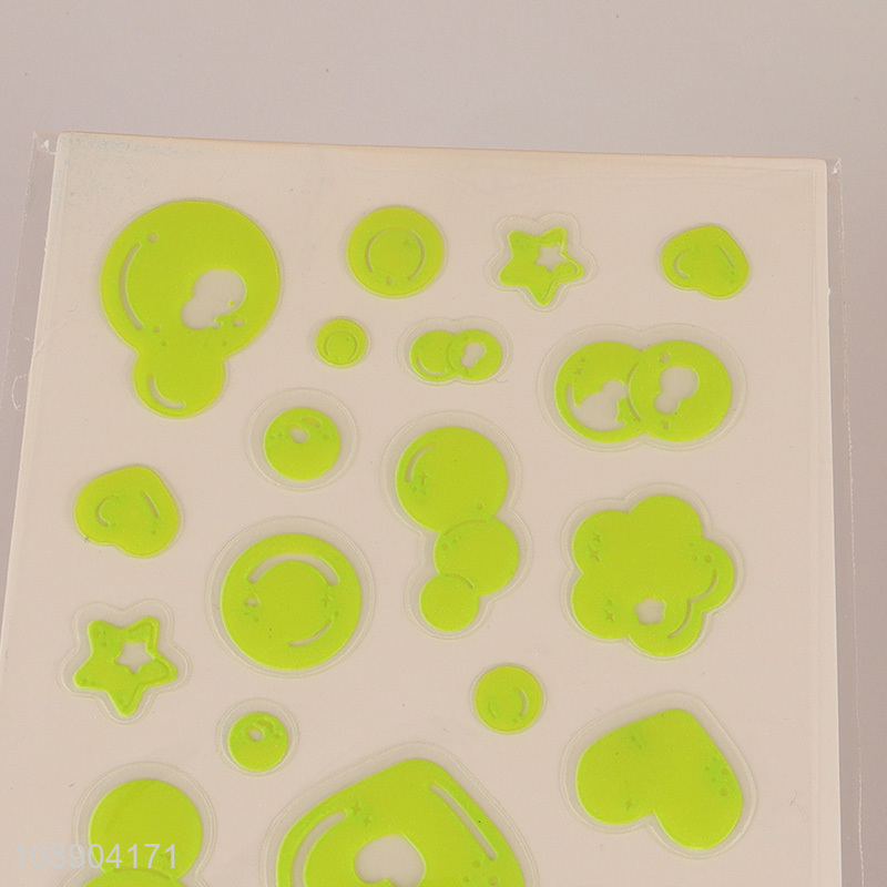 New arrival glow-in-the-dark sticker decorative sticker for sale