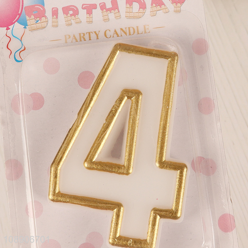 Best quality birthday party number candle cake decoration candle