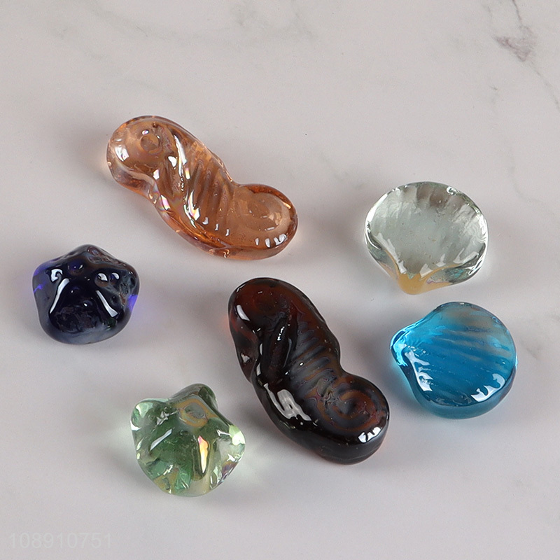 China products colorful glass craft glass stone glass beaded