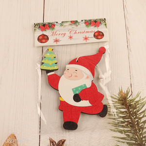 New Product Cute Christmas Wooden Pendants Christmas Tree Ornaments