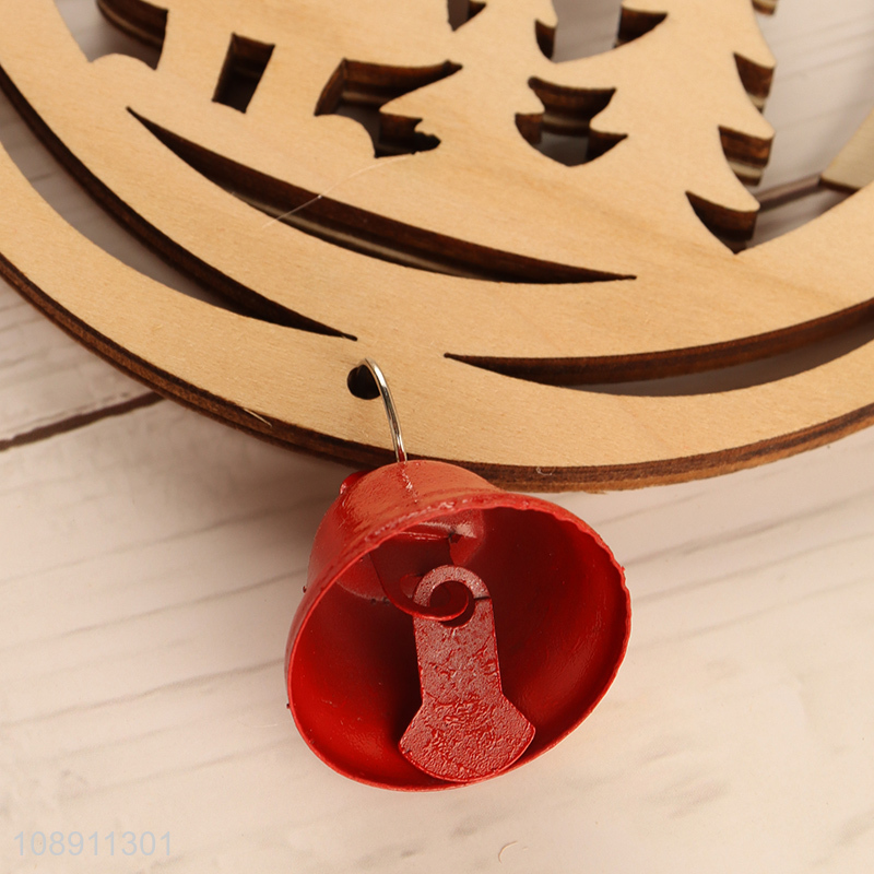 New Product Christmas Wooden Hollow Ornaments for Indoor Outdoor Decor