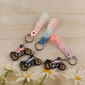 New Product Cartoon Motrcycle Silicone <em>Key</em> <em>Chain</em> Bag Pendants