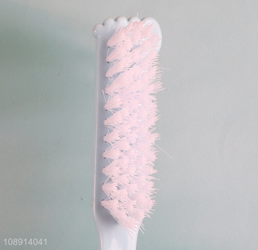 Yiwu market plastic cleaning brush with pumice stone