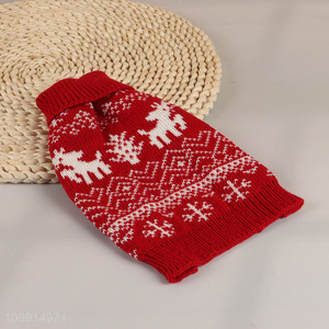 Hot selling winter pet <em>dog</em> <em>clothes</em> classic warm <em>dog</em> sweater