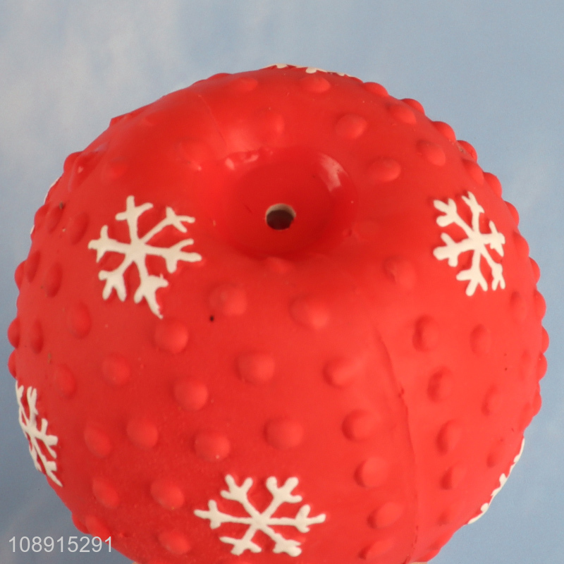 New product latex squeaky dog toy ball for small medium dogs