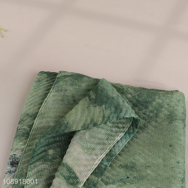 New arrival green summer sunscreen scarf shawl scarf