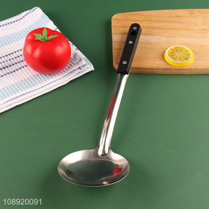 Yiwu market long handle home restaurant soup ladle for sale