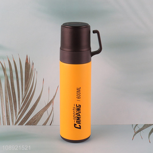 High quality portable stainless steel insulated vacuum cup water bottle