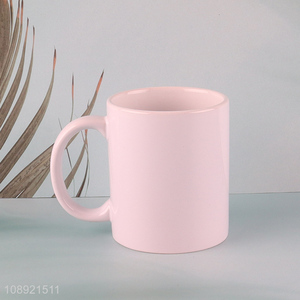 Online wholesale ceramic water cup coffee cup with handle