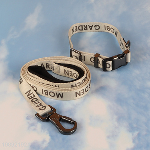 Online Wholesale Breathable <em>Dog</em> <em>Collar</em> and Leash Set for Walking