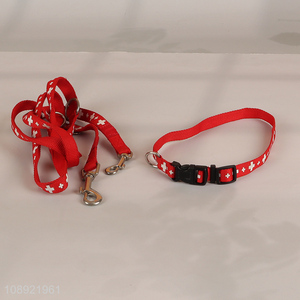 New Product Durable <em>Dog</em> <em>Collar</em> and Leash Set for Large Dogs