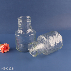 China supplier glass home decor flower vase hydroponic vase