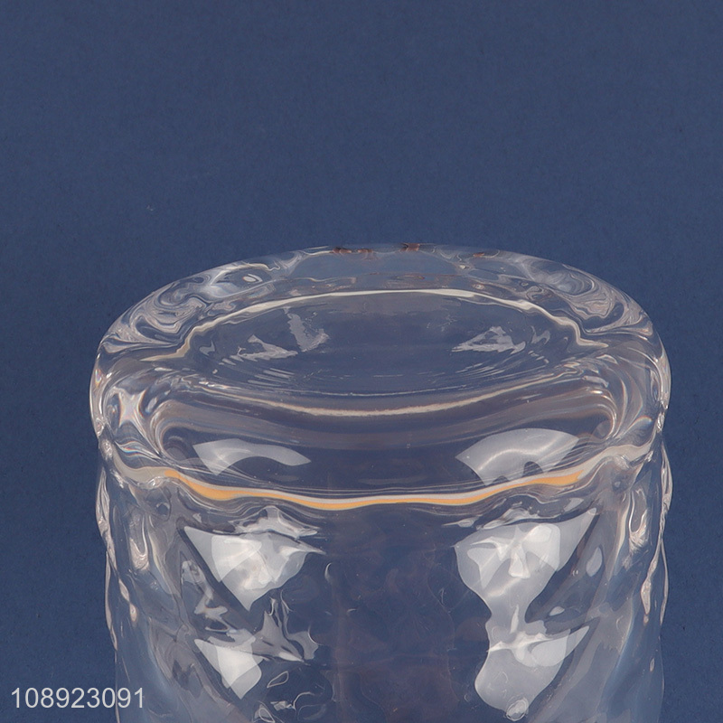 Wholesale 220ml Clear Glass Water Cup Old Fashioned Whiskey Glasses