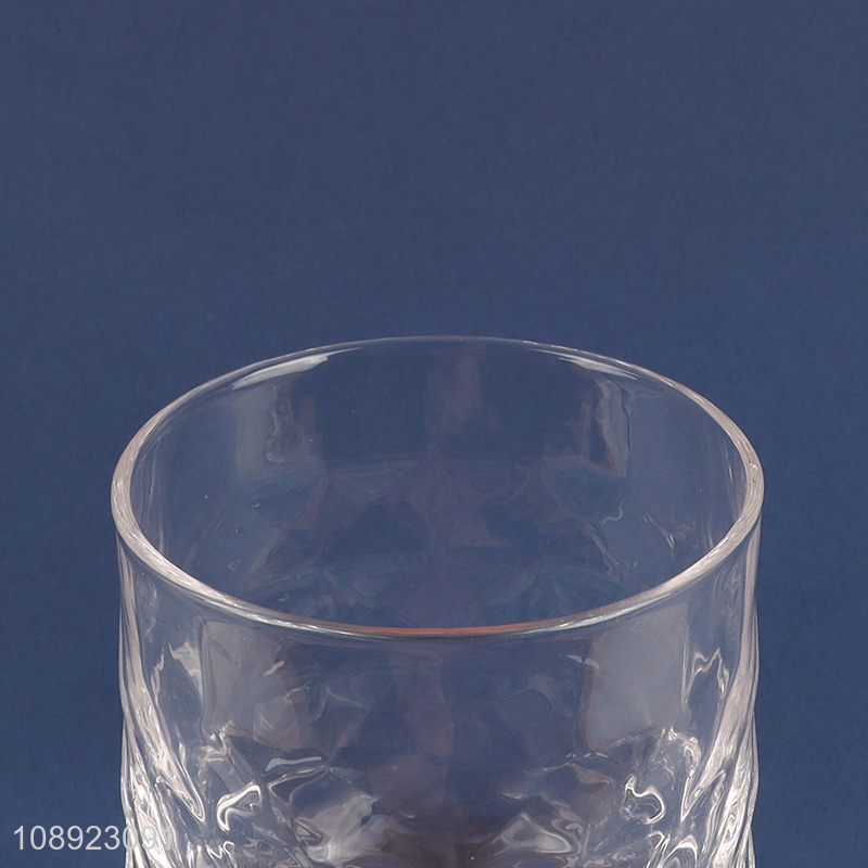 Wholesale 220ml Clear Glass Water Cup Old Fashioned Whiskey Glasses