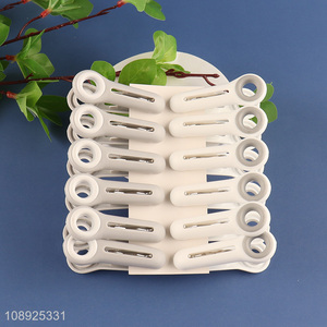 Best sale 12pcs clothes pegs clothes clips set wholesale