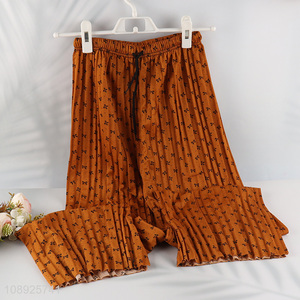 Hot products fashionable wide leg trousers casual pants for sale