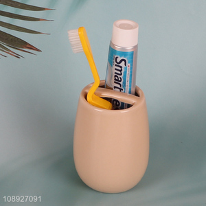 Factory price 2 slots ceramic <em>toothbrush</em> <em>holder</em> porcelain toothpaste <em>holder</em>