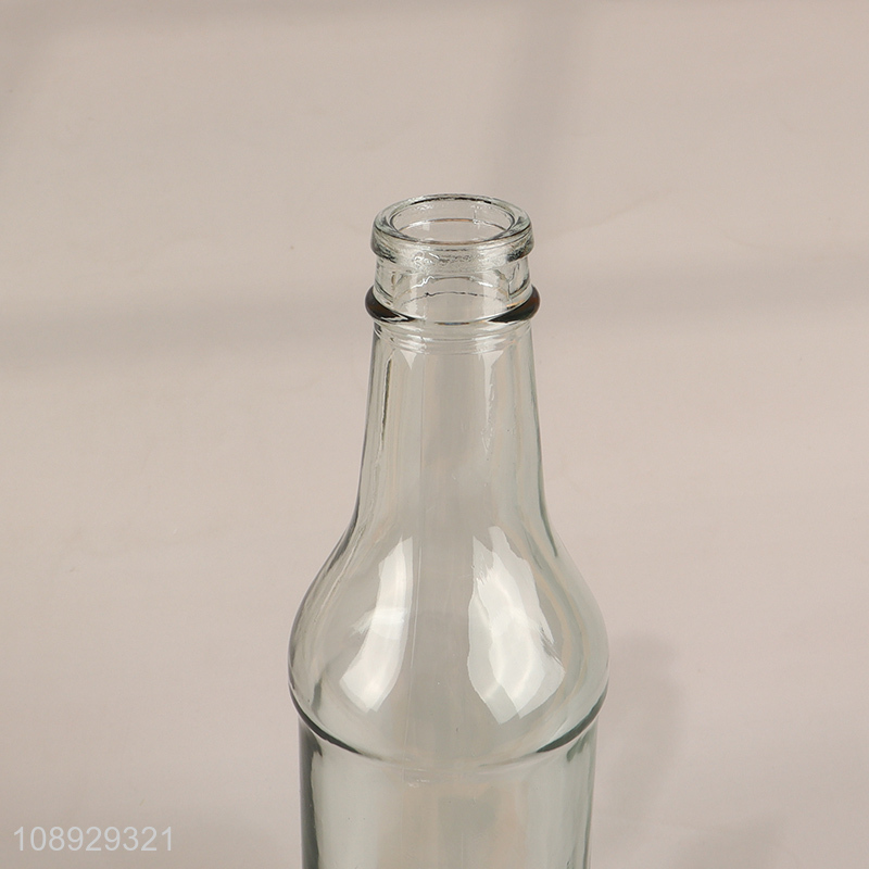 New product transparent glass sesame oil bottle glass beer bottle