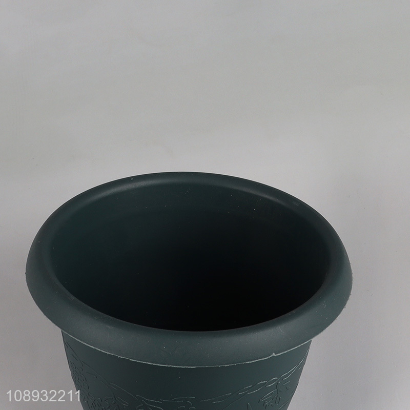 Hot Selling 4PCS Lightweight Plastic Flower Plant Pot for Outdoors