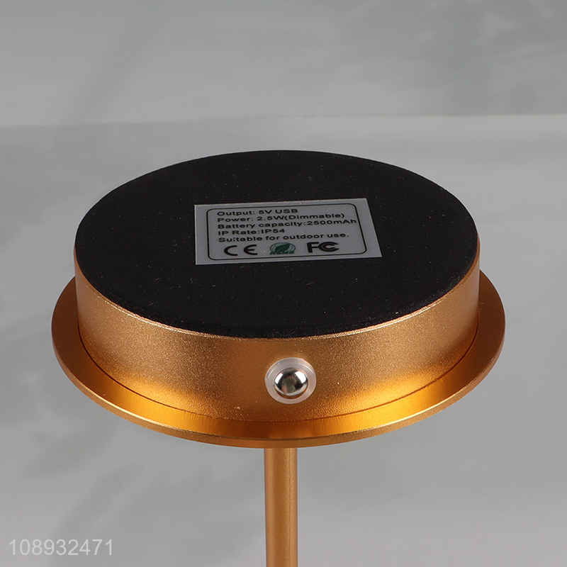 Wholesale Arrow Design Wireless Rechargeable Touch Dimming Led Table Lamp