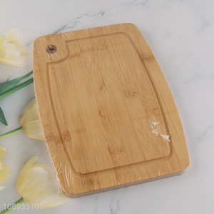 Online wholesale food breakfast plate bamboo cutting board