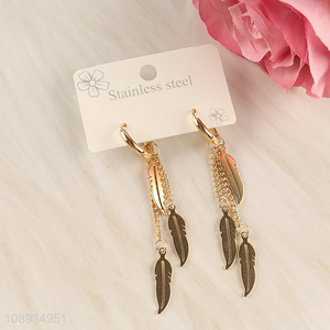 Hot items fashionable jewelry long tassel earrings for women