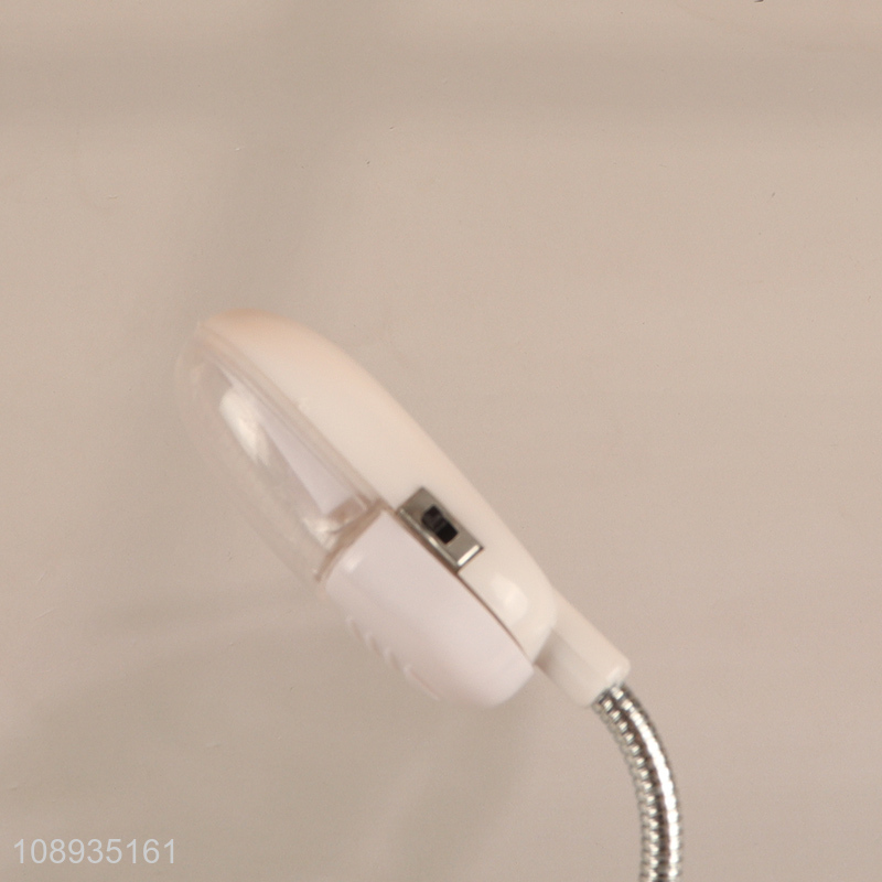 Online Wholesale Mini Clip On Light Battery Operated Reading Lamp for Bed