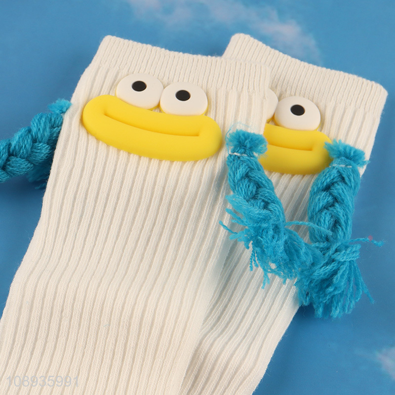 Hot items 3D funny cartoon cotton socks for girls