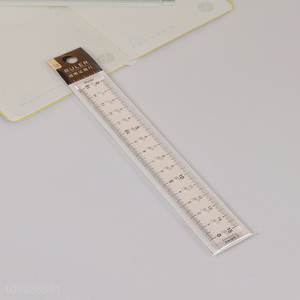 New Product Clear Anti-Scratch Plastic Straight Ruler for Student