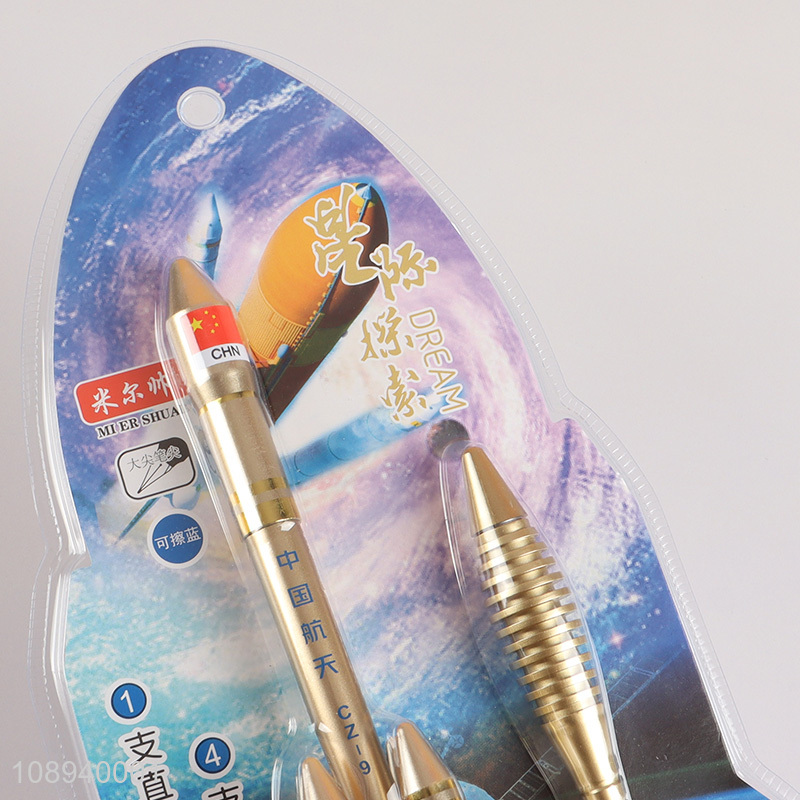 Wholesale Rocket Shaped Gel Pen Set Novelty Gun Shape Pens for Students